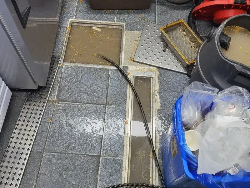 괴산 상가·주방 배관 작업사례 6